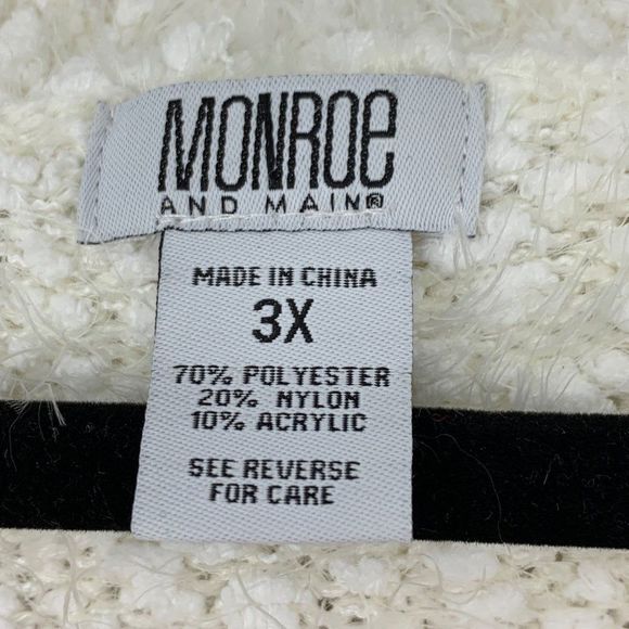 Monroe and Main Size 3X Plus Women Tunic Sweater Ethnic Tribal 3753 washable - Picture 3 of 6